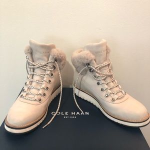 Cole Haan hiker nubuck boots